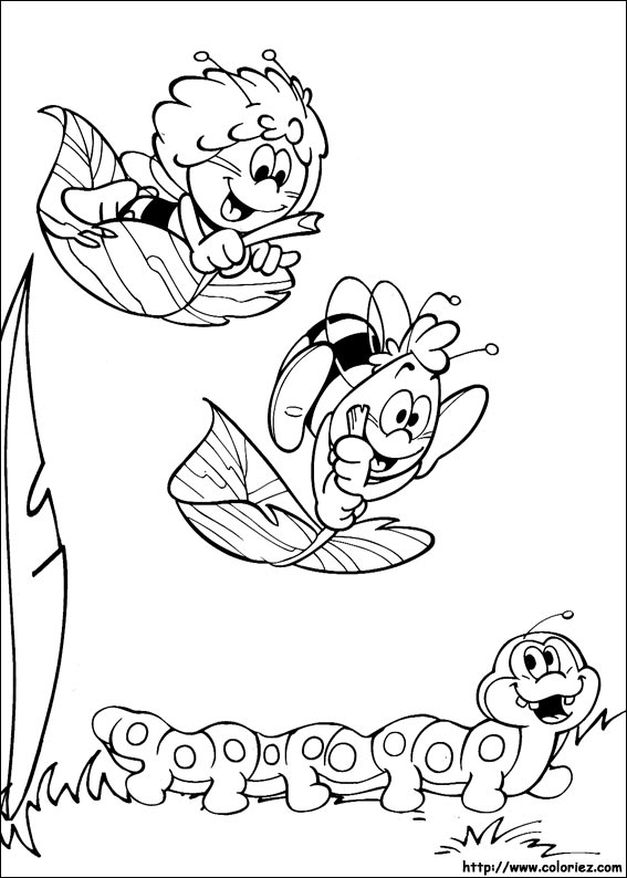 Maya the Bee coloring picture